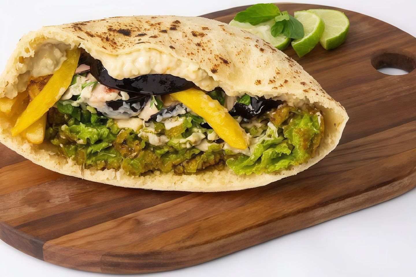 Mixed Sandwich With Baba Ghanouj