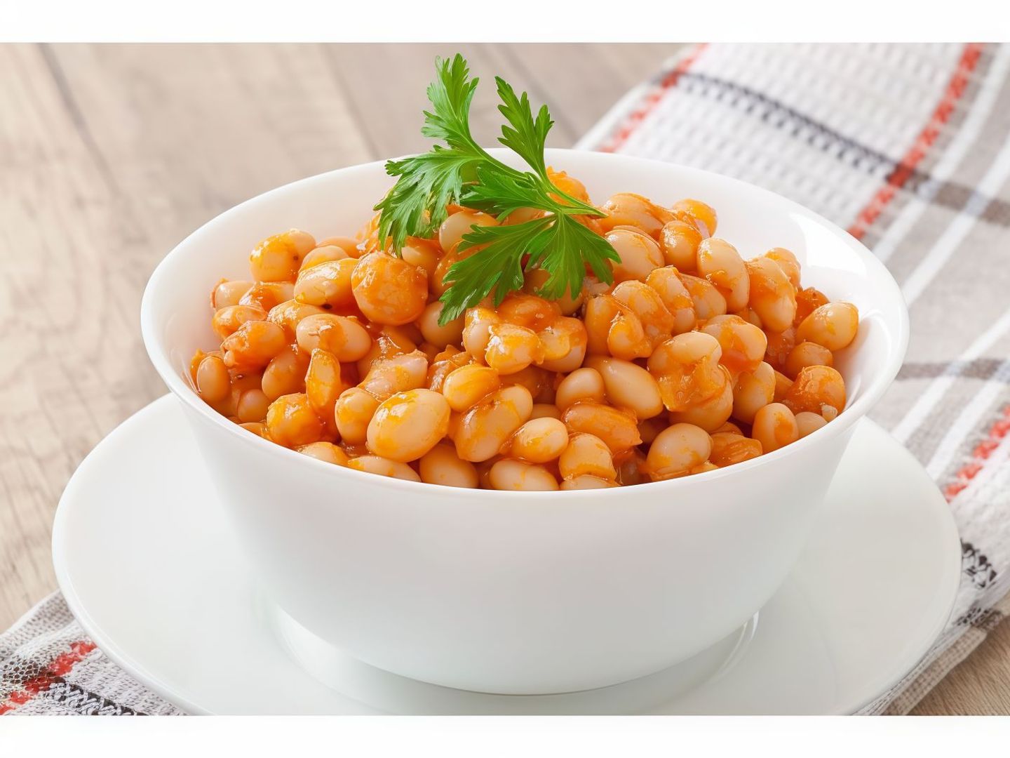 فاصوليا بيضاء مقش
