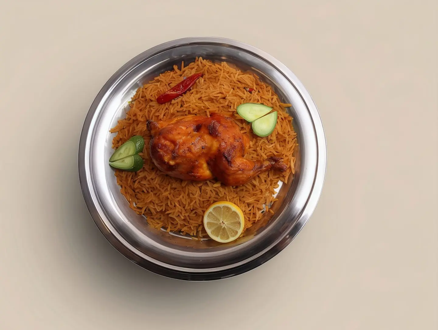 Half Kabsa Chicken