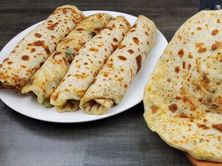 فطيره صاج بيض مقلي جبن شيدر