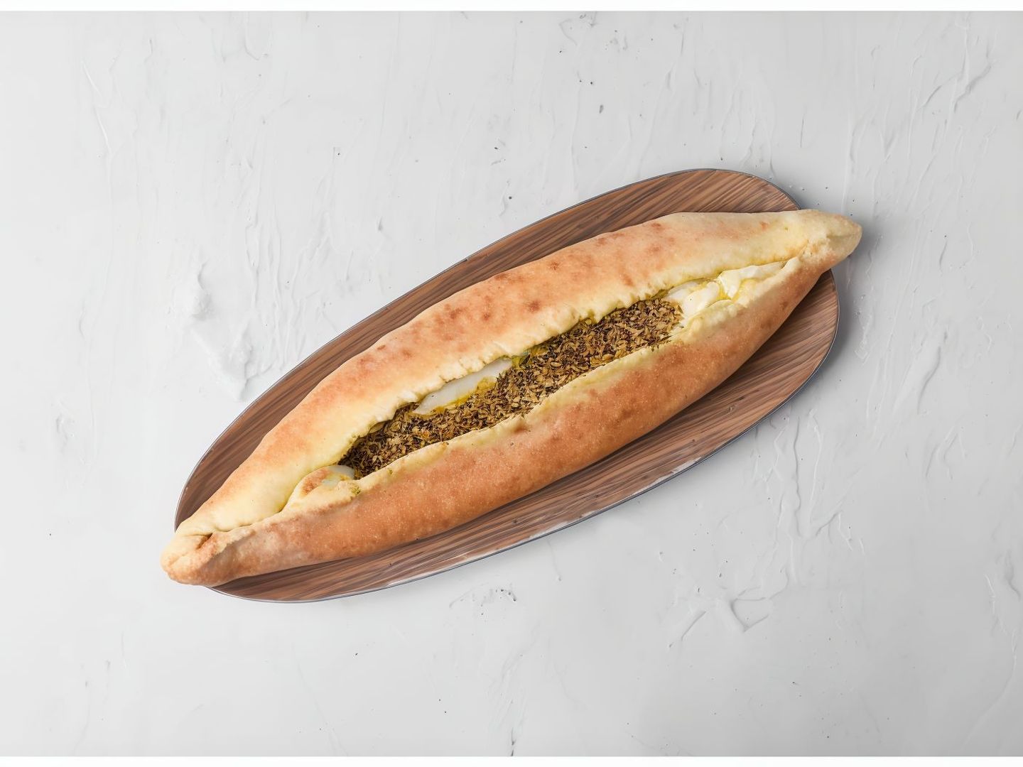 فطيرة لبنة بالزعتر