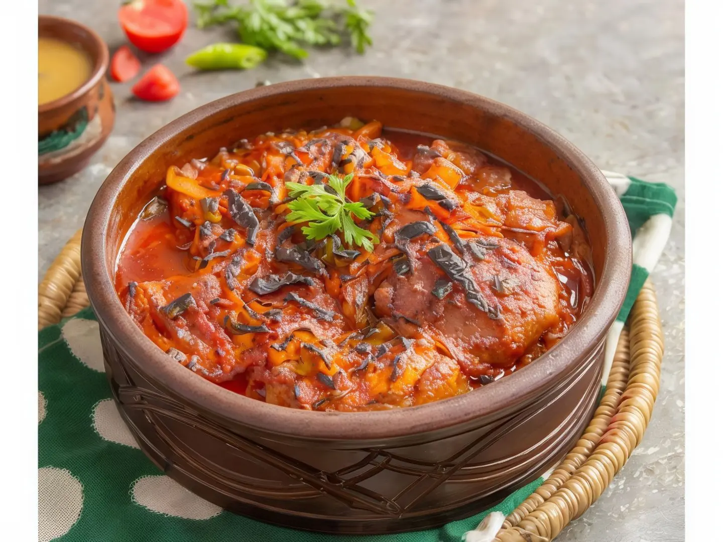 Casserole With Cow's Trotters And Marrow