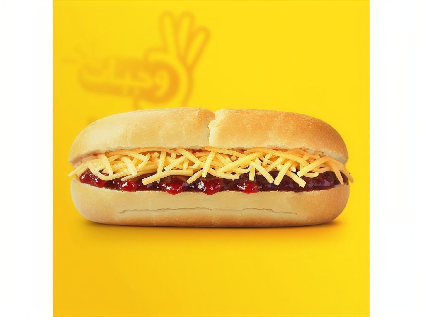 Cheddar Cheese And Jam Sandwich
