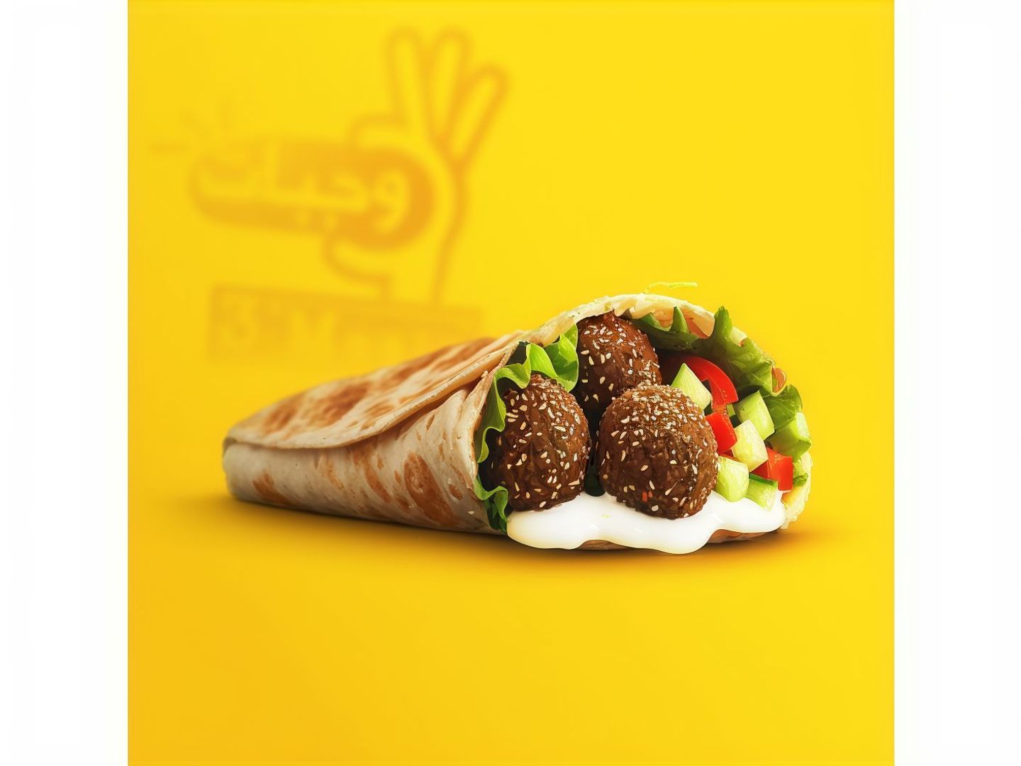 Falafel Pie With Cheese