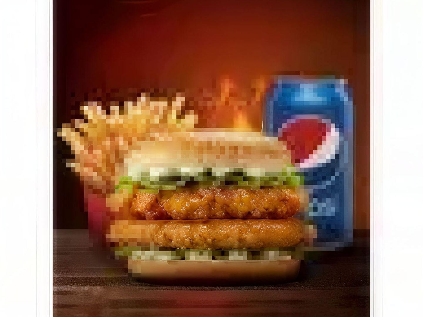 Double Zinger Burger Meal
