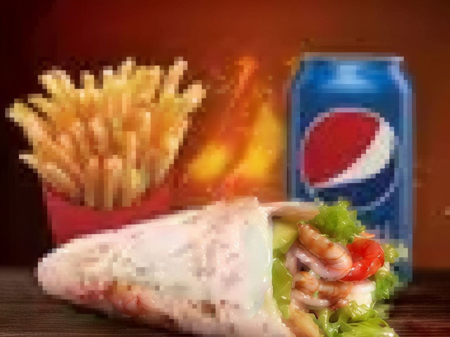 Shrimp Sandwich Meal