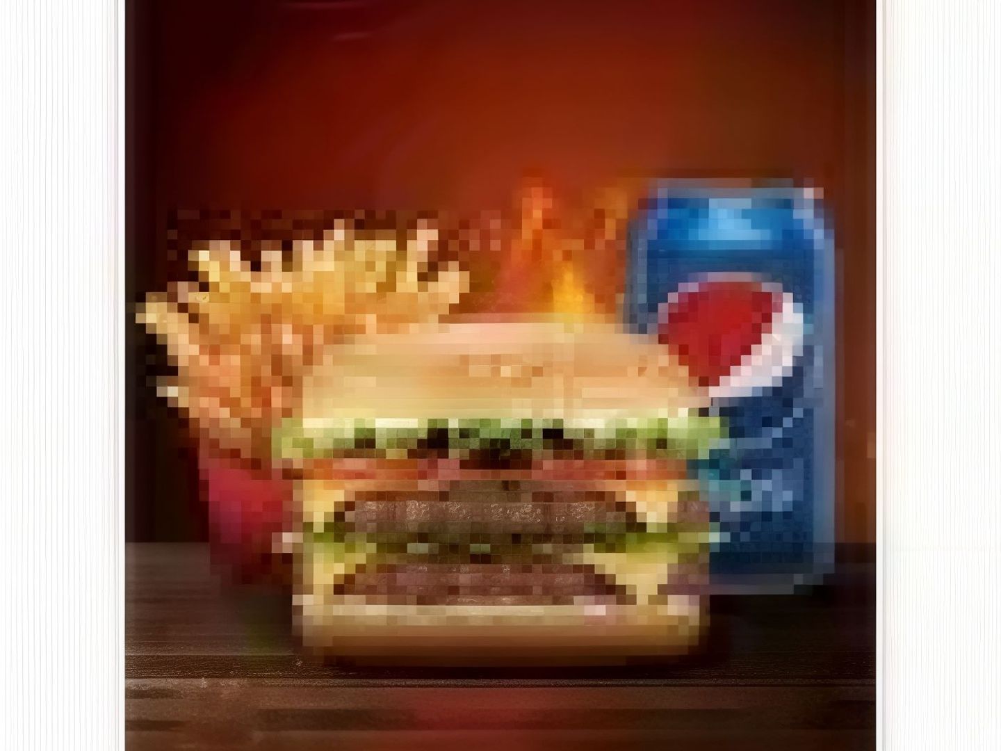 Double Beef Burger Meal