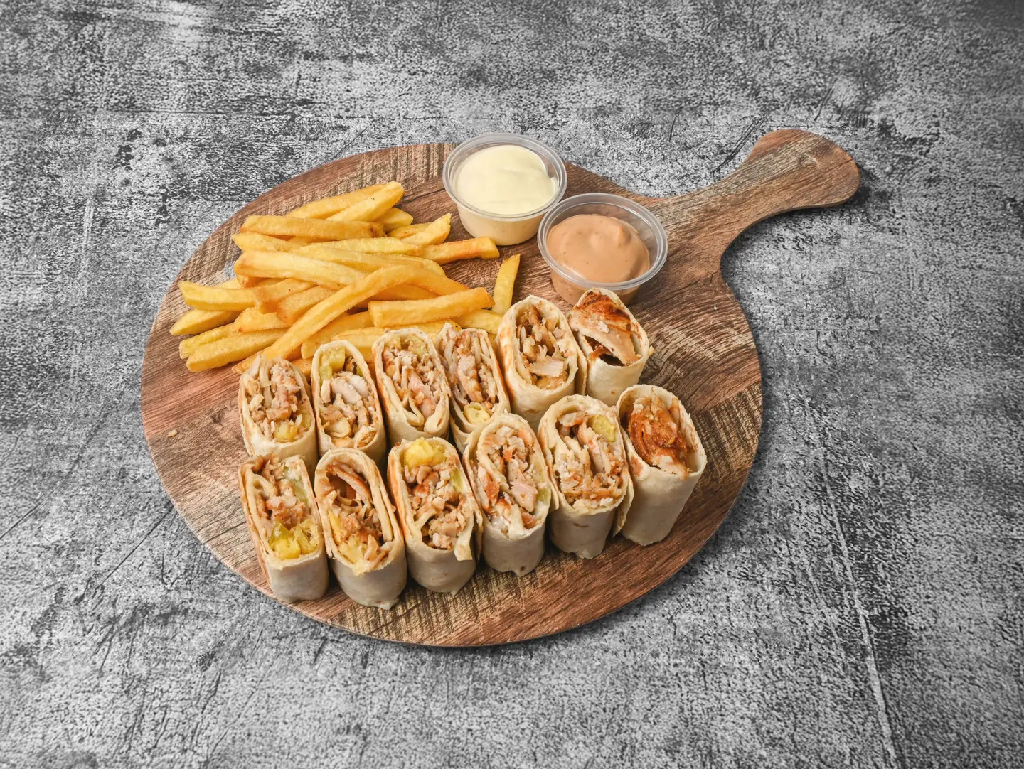 صحن شاورما عربي في اي بي