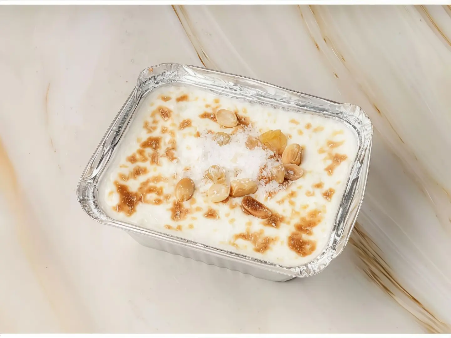 أرز بلبن ساده