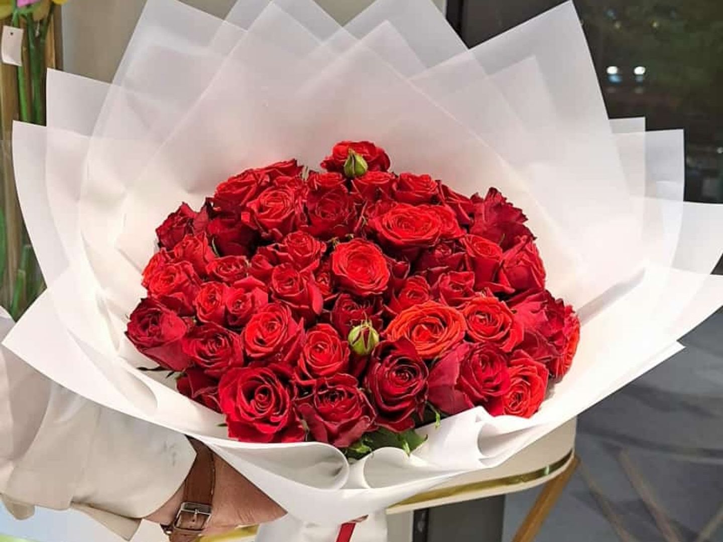 باقة لرينا الحمراء