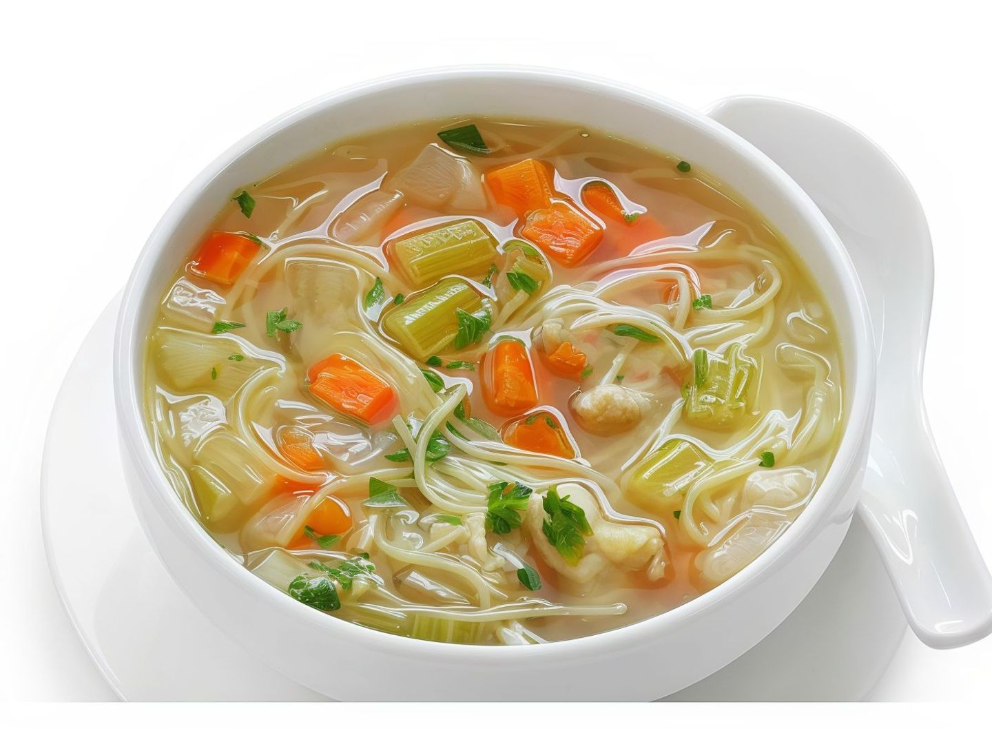 شوربة نودلز - دجاج