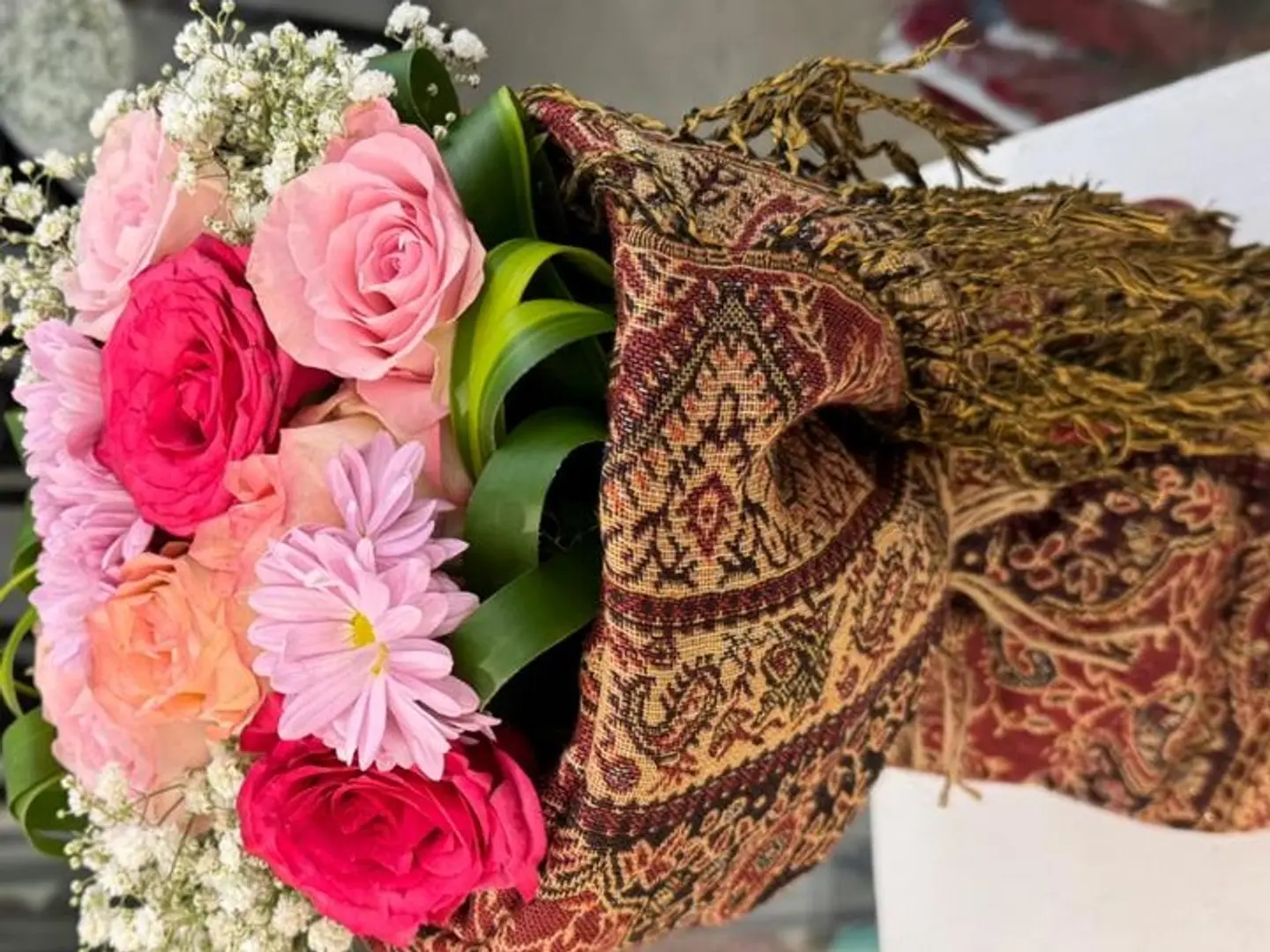 باقة شال الكشميري