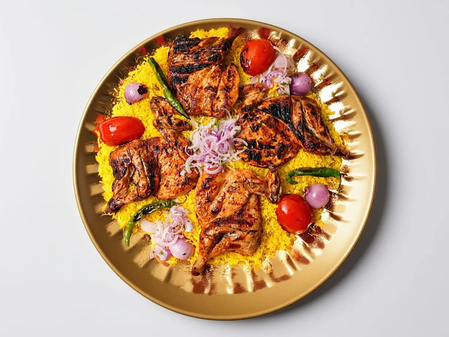 Charcoal Chicken With Rice