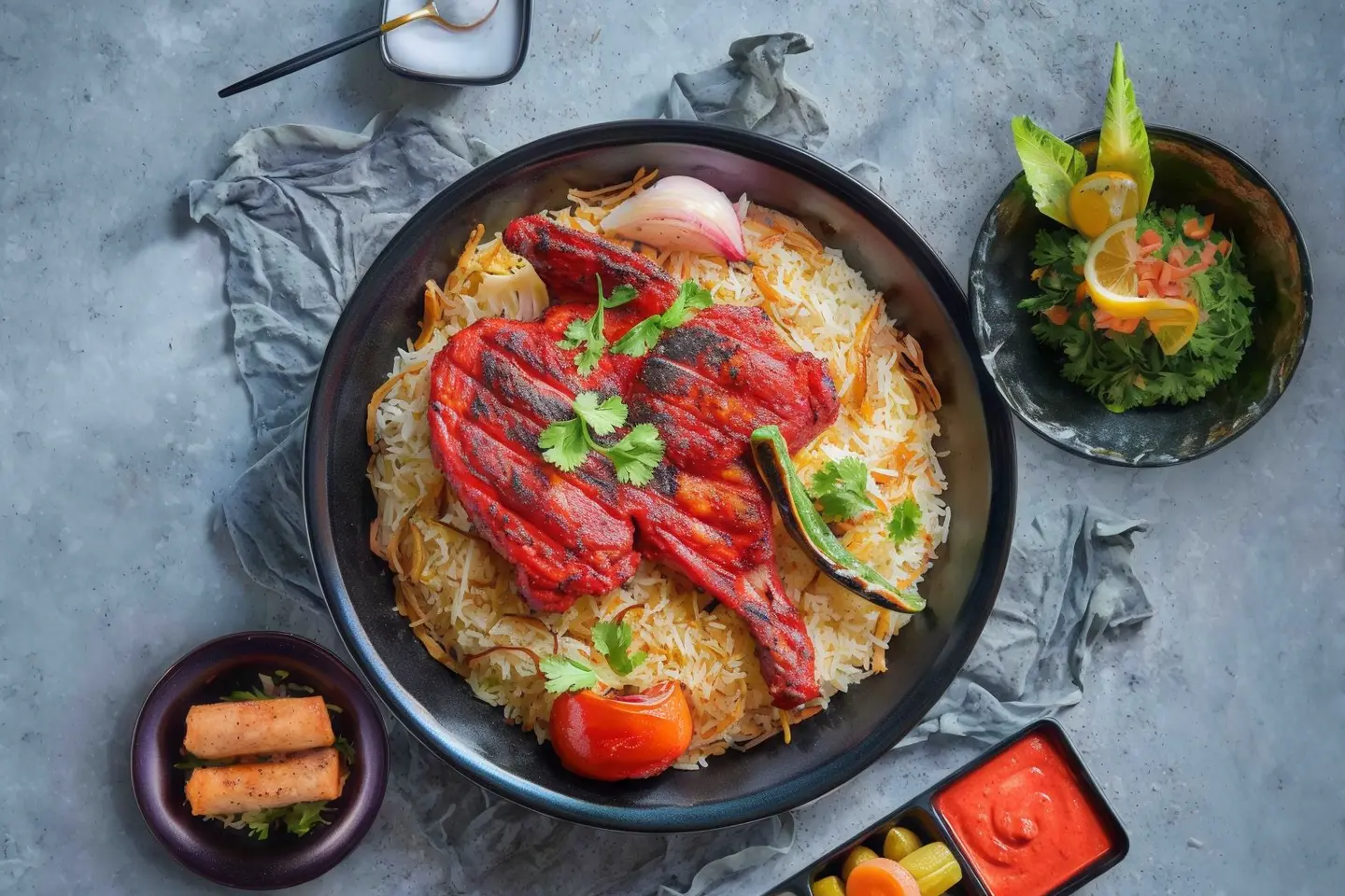 Tandoori Chicken Lunch