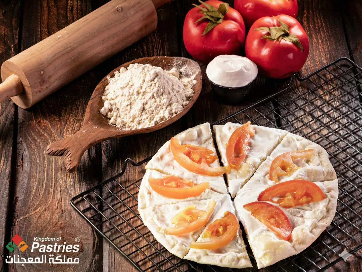 لبنه جبن طماطم