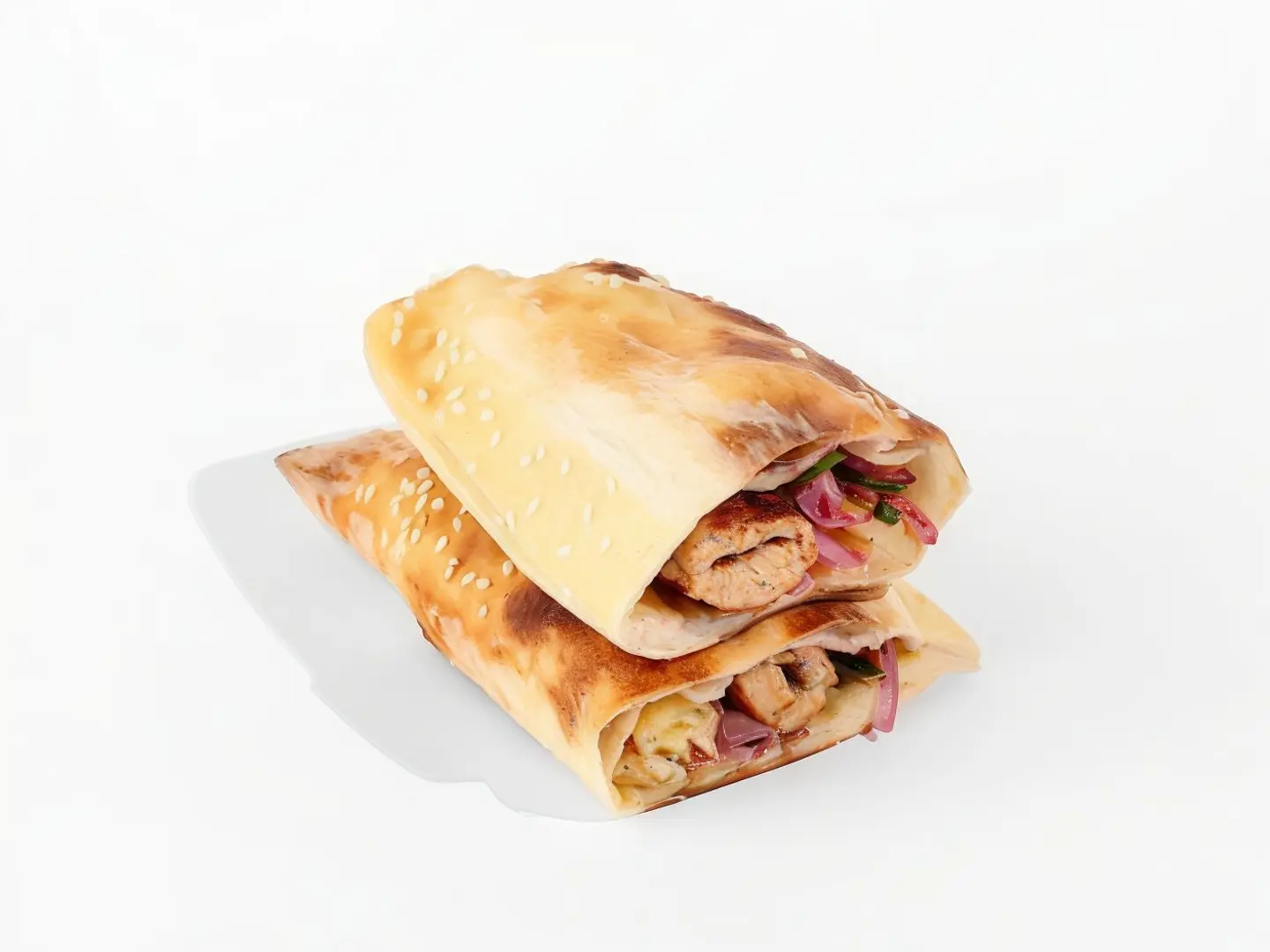 كباب دجاج فطيرة