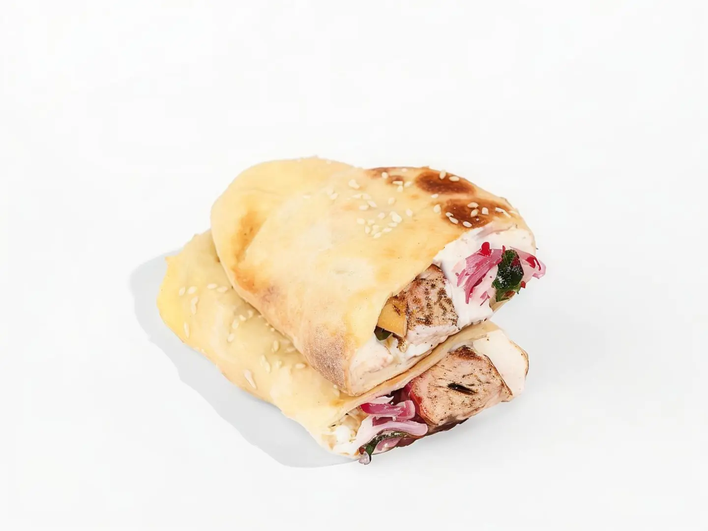 كباب دجاج لبنة فطيرة