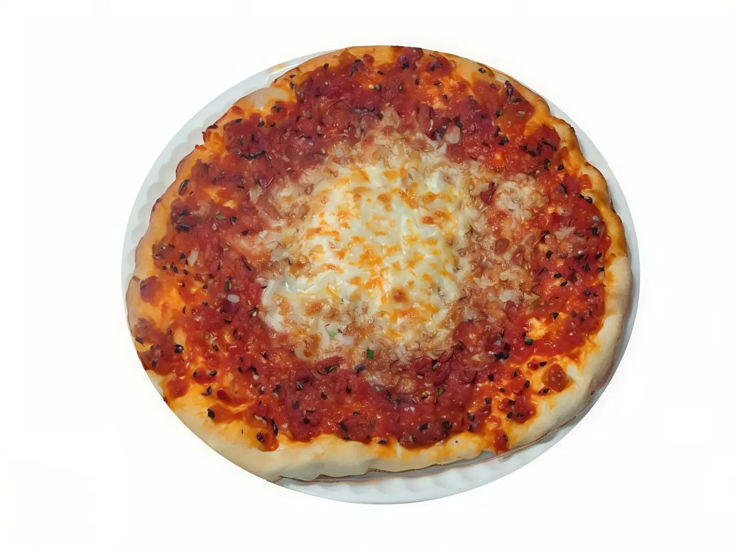 Muhammara Mozzarella Pie