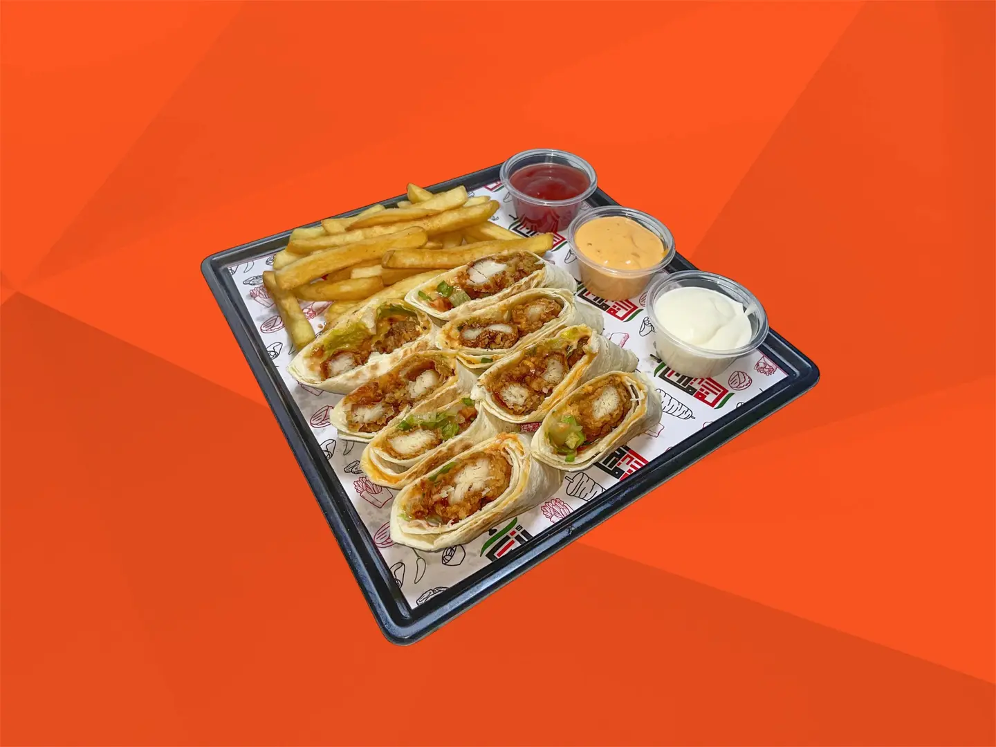 صحن عربي كرسبي صغير