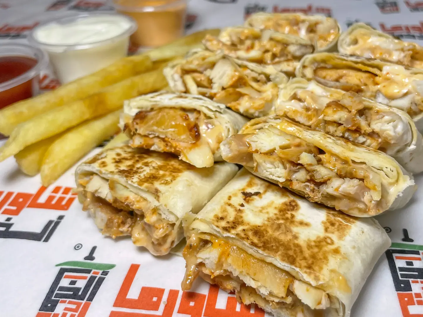 صحن عربي دجاج كبیر