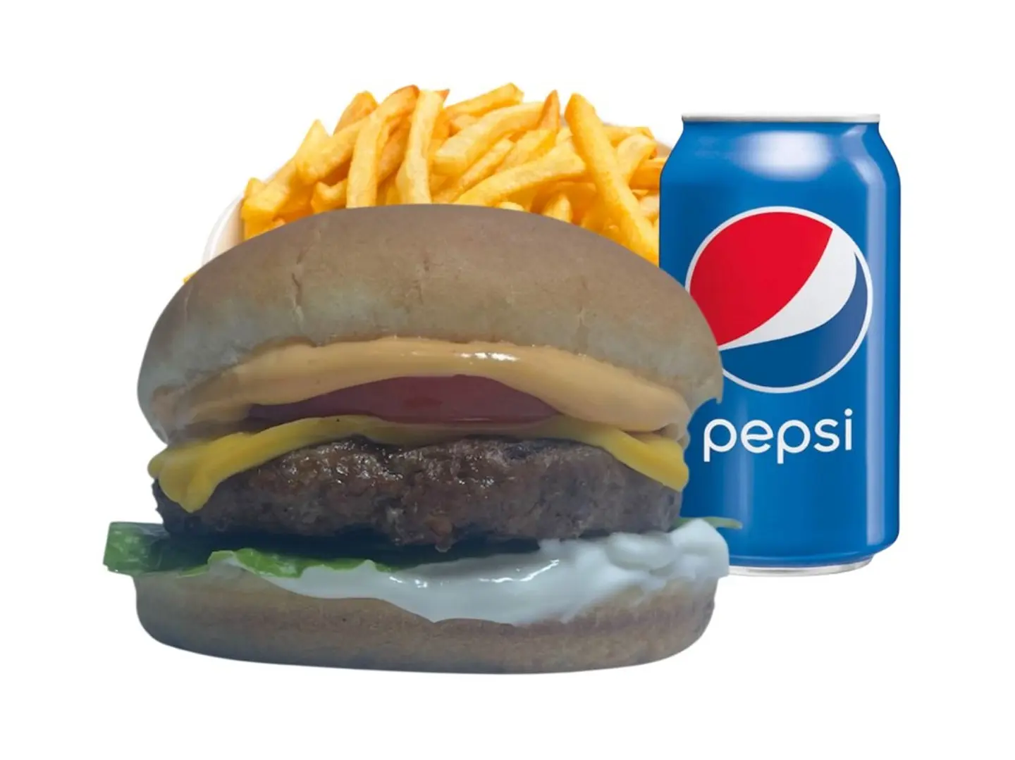 وجبة برجر لحم