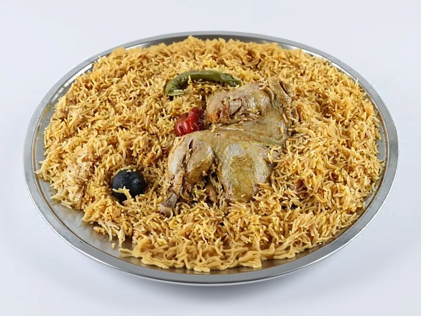 نصف دجاج مضغوط