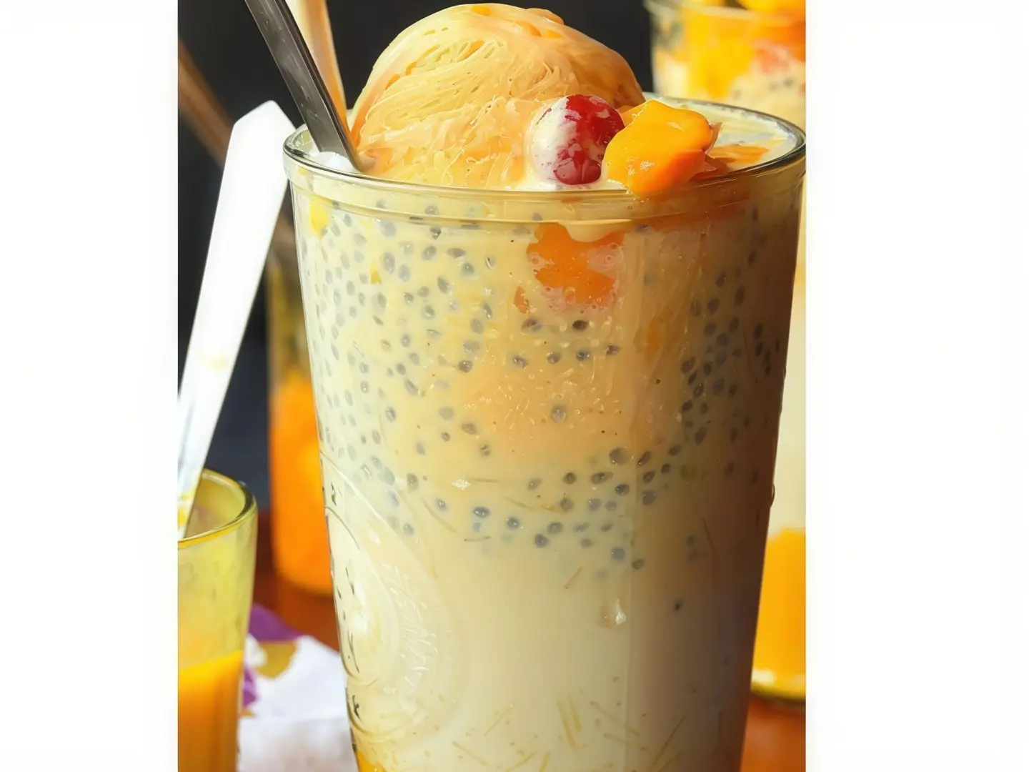 Real Mango Falooda In Glass