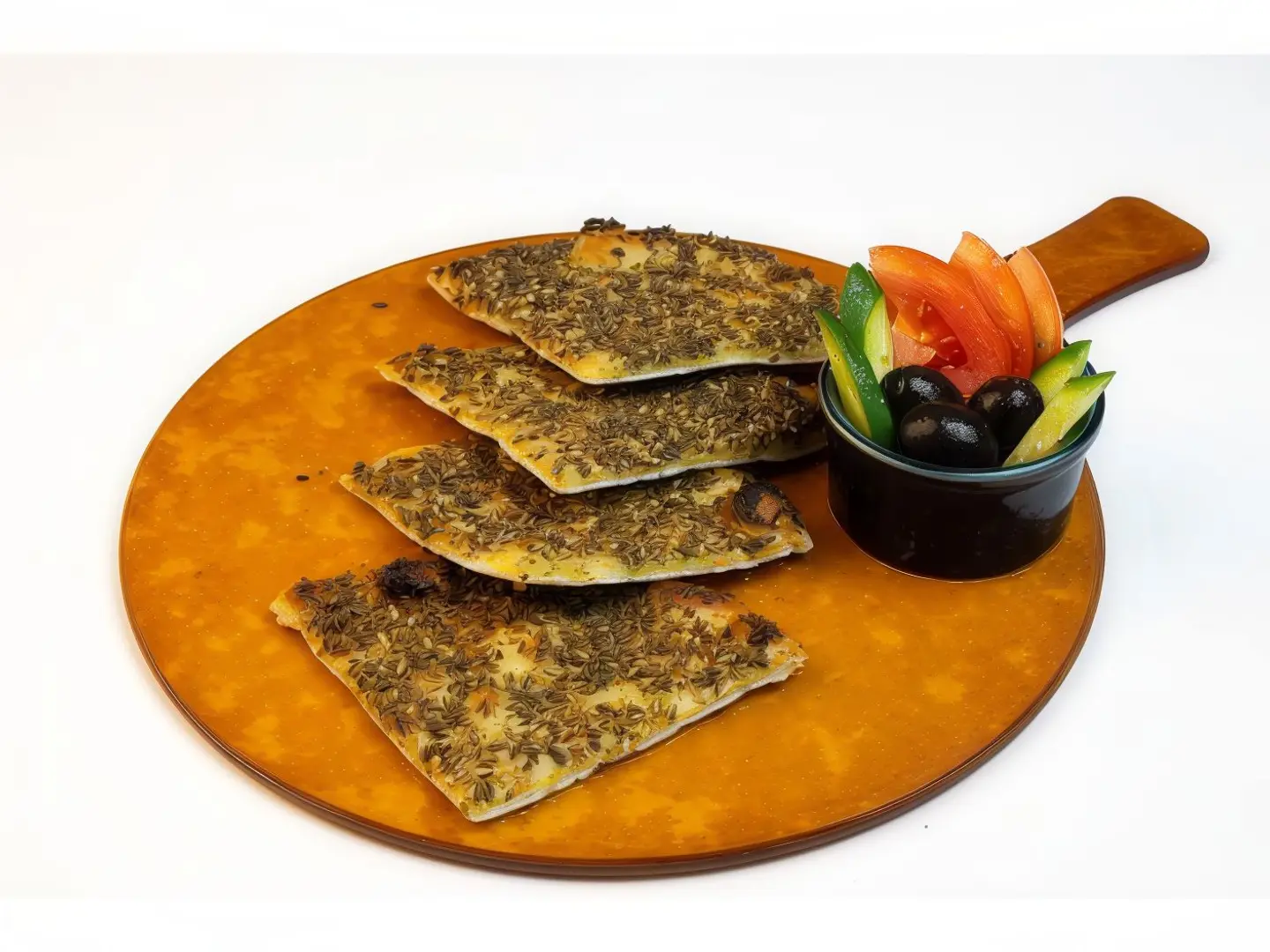 Zaatar And Olive Oil Mankousheh