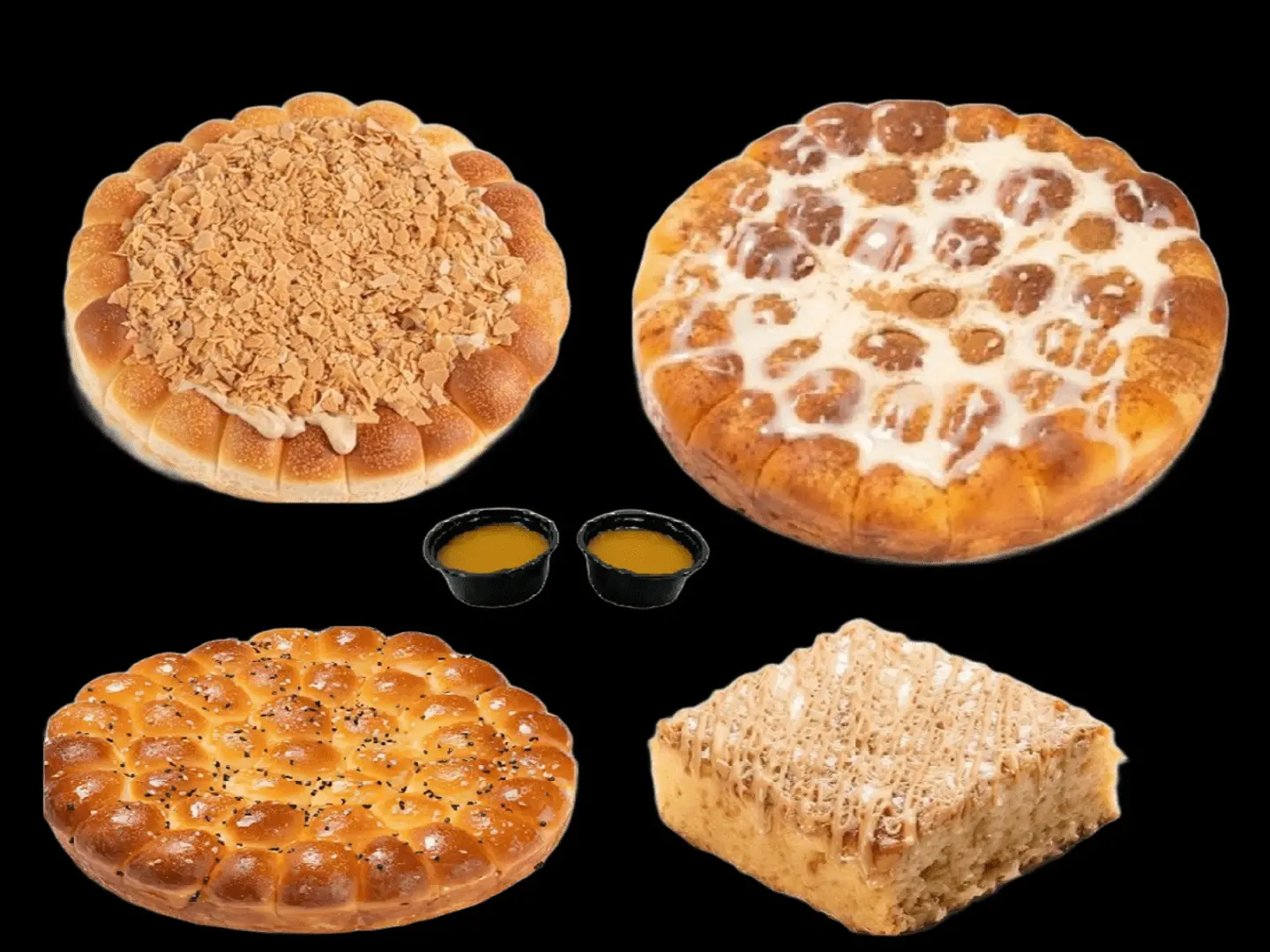 خلية سنابون وكلاسيك شيرةوسجنتشر حليب مكثف وكيك وصوص كراميل