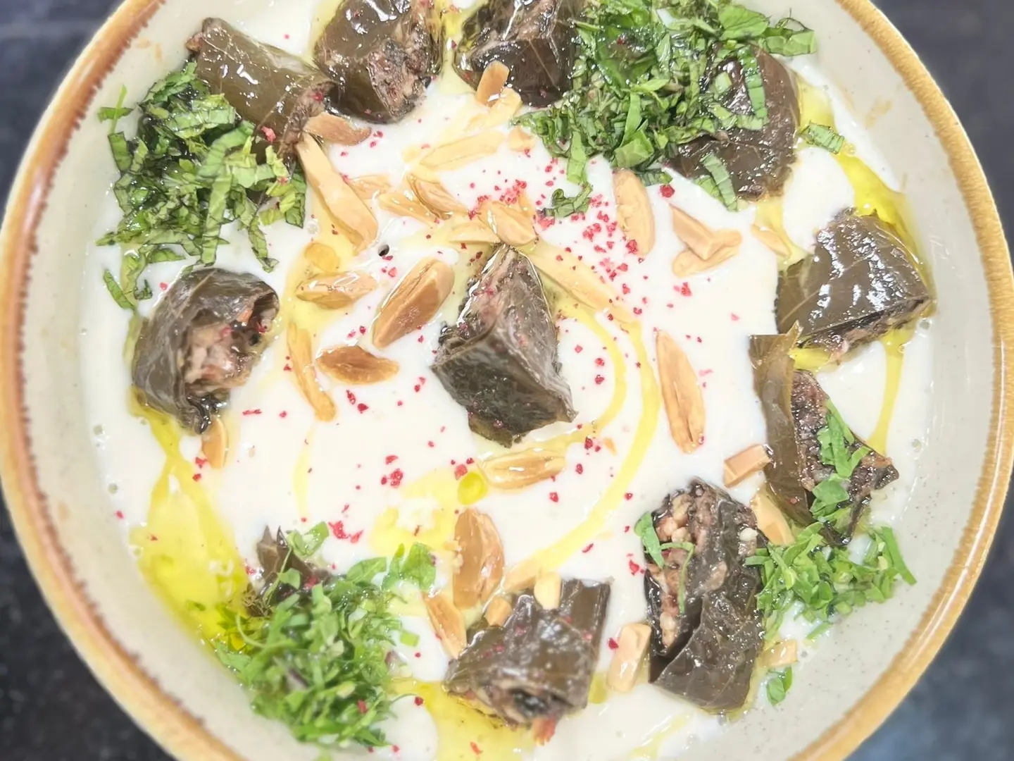 فتة ورق عنب