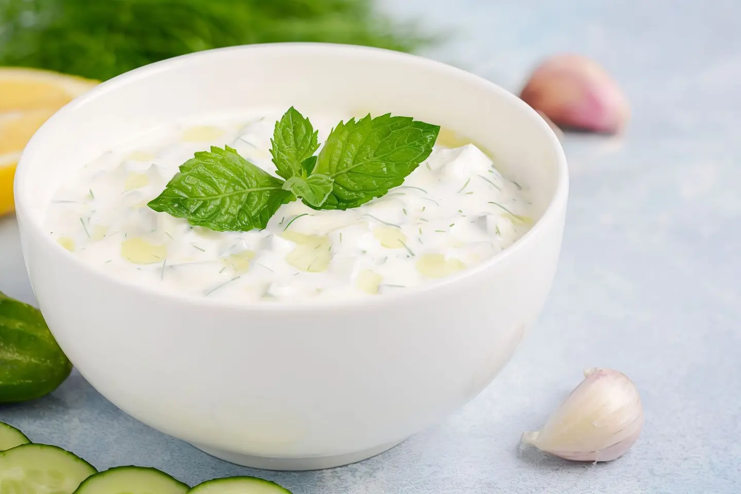 خيار باللبن