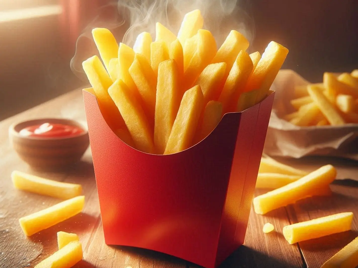 Spicy French Fries Large (Special Spicy Seasoning)