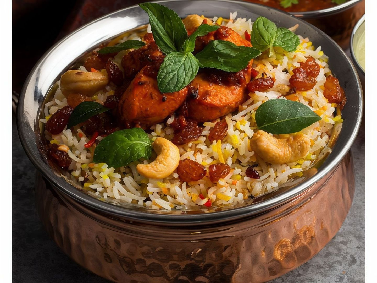 برياني بالدجاج