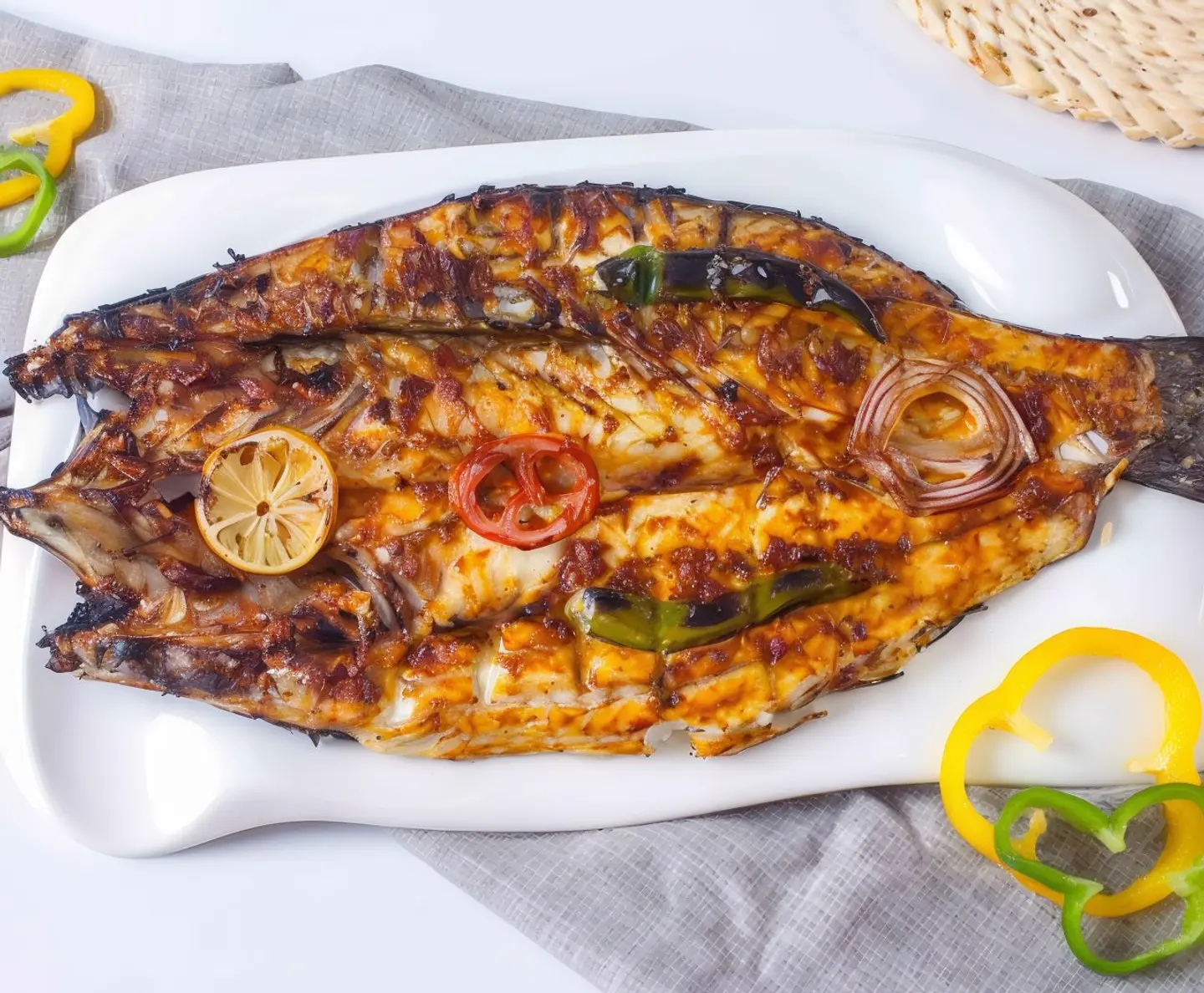 Grilled Bass Fish