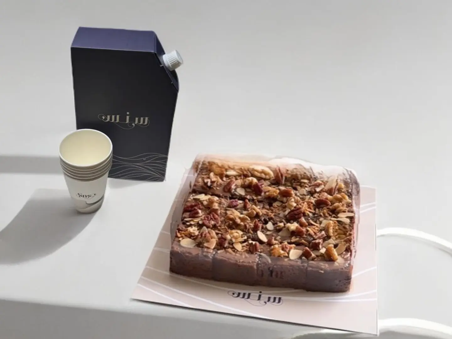 Large Date Cake + Coffee