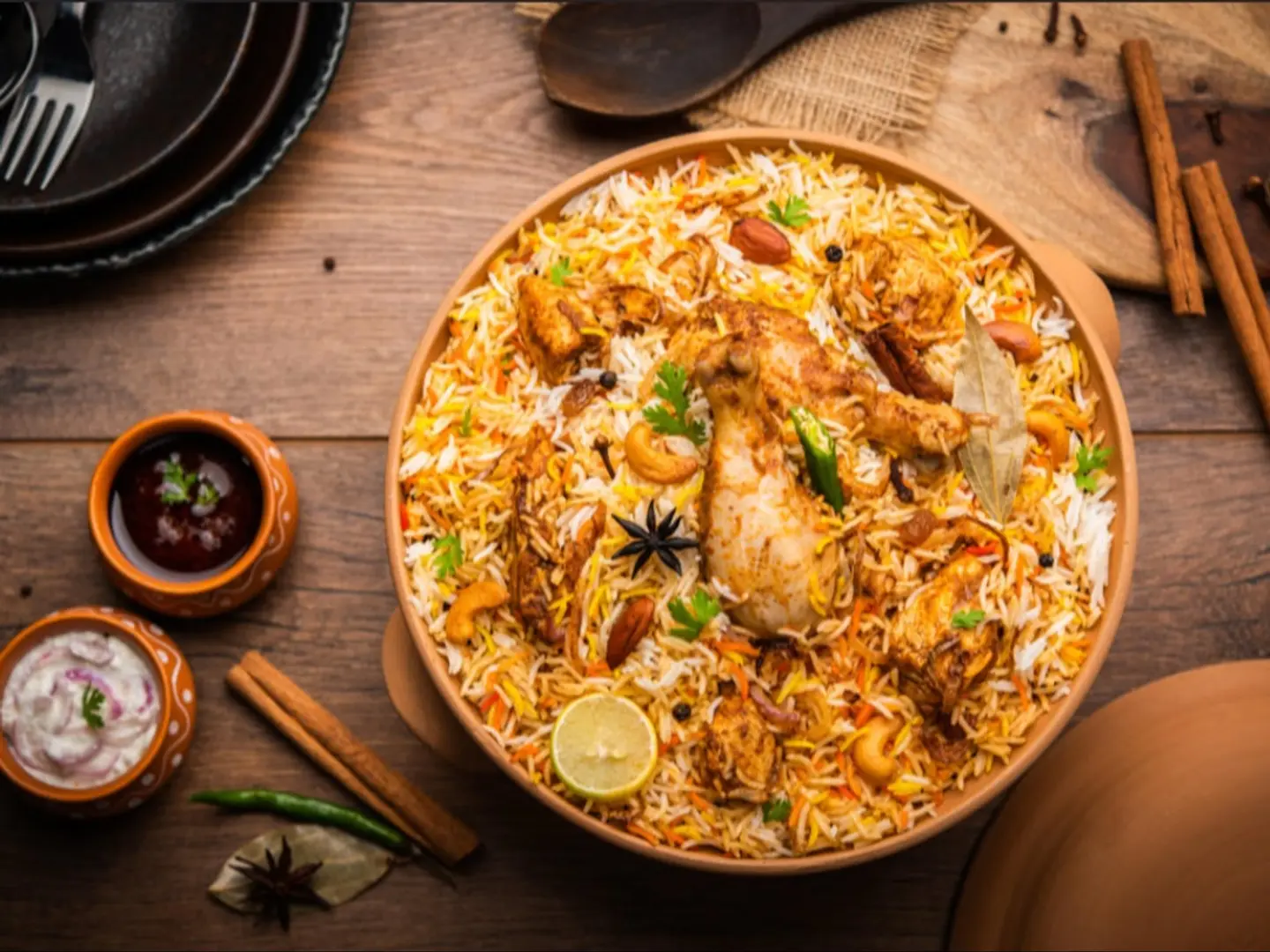 نصف دجاج برياني