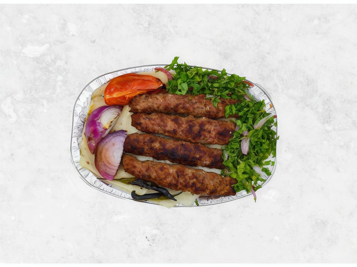 Meat Kebab With Cheese