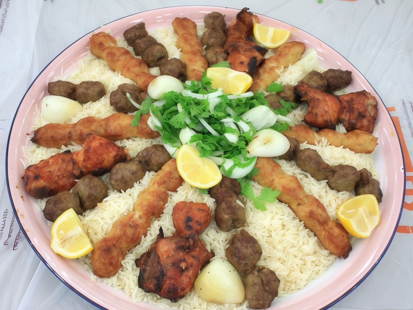Small Grilled Tabsi With Rice