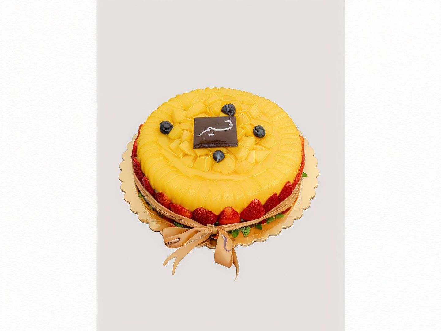 Large Mango Cheesecake