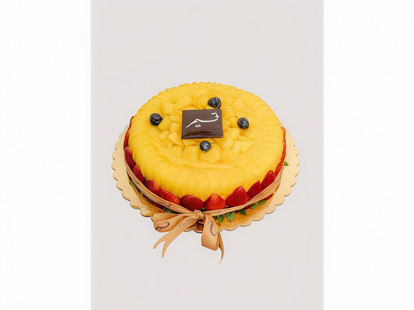 Small Mango Cheesecake