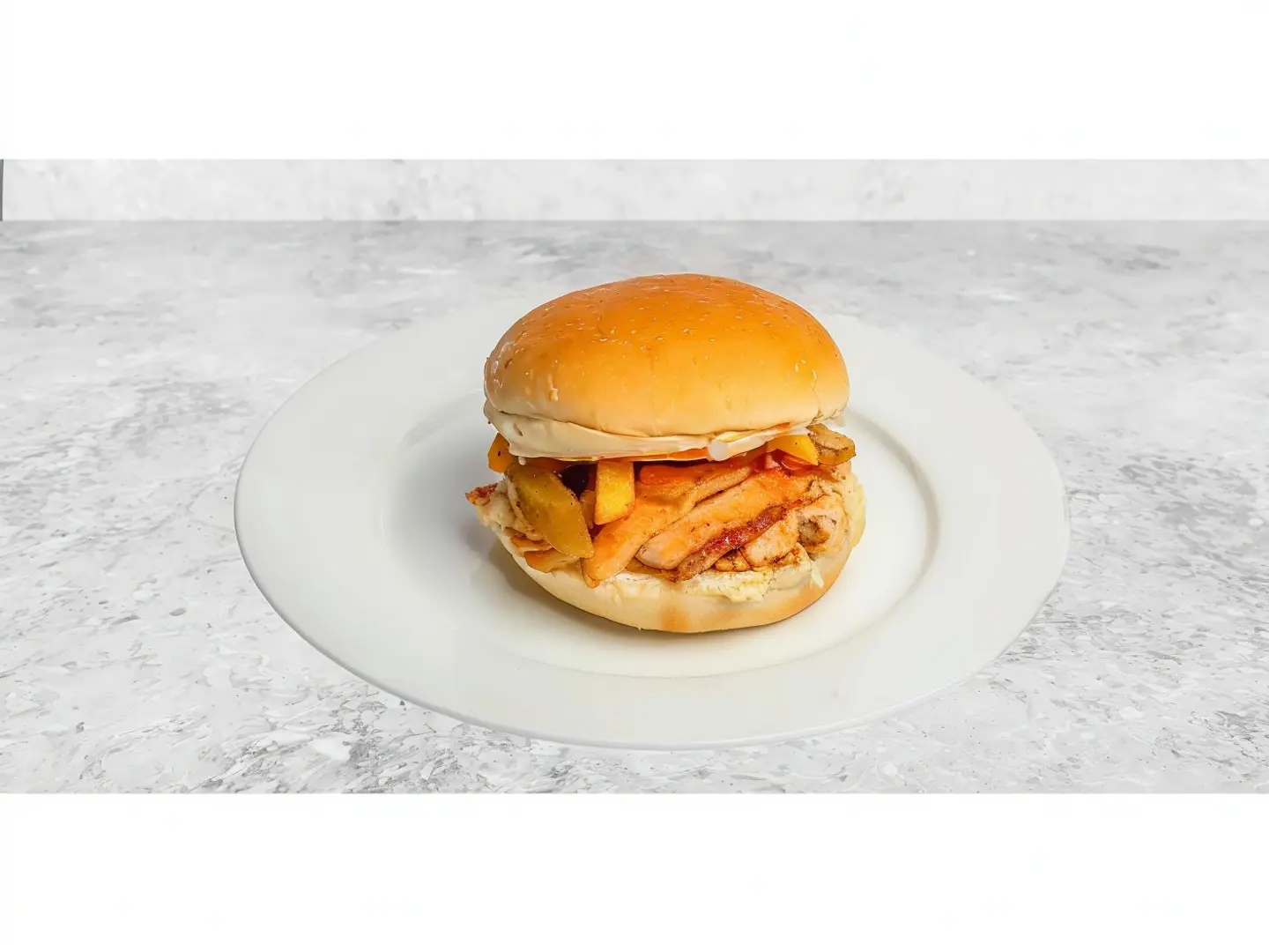 Chicken Shawarma Burger