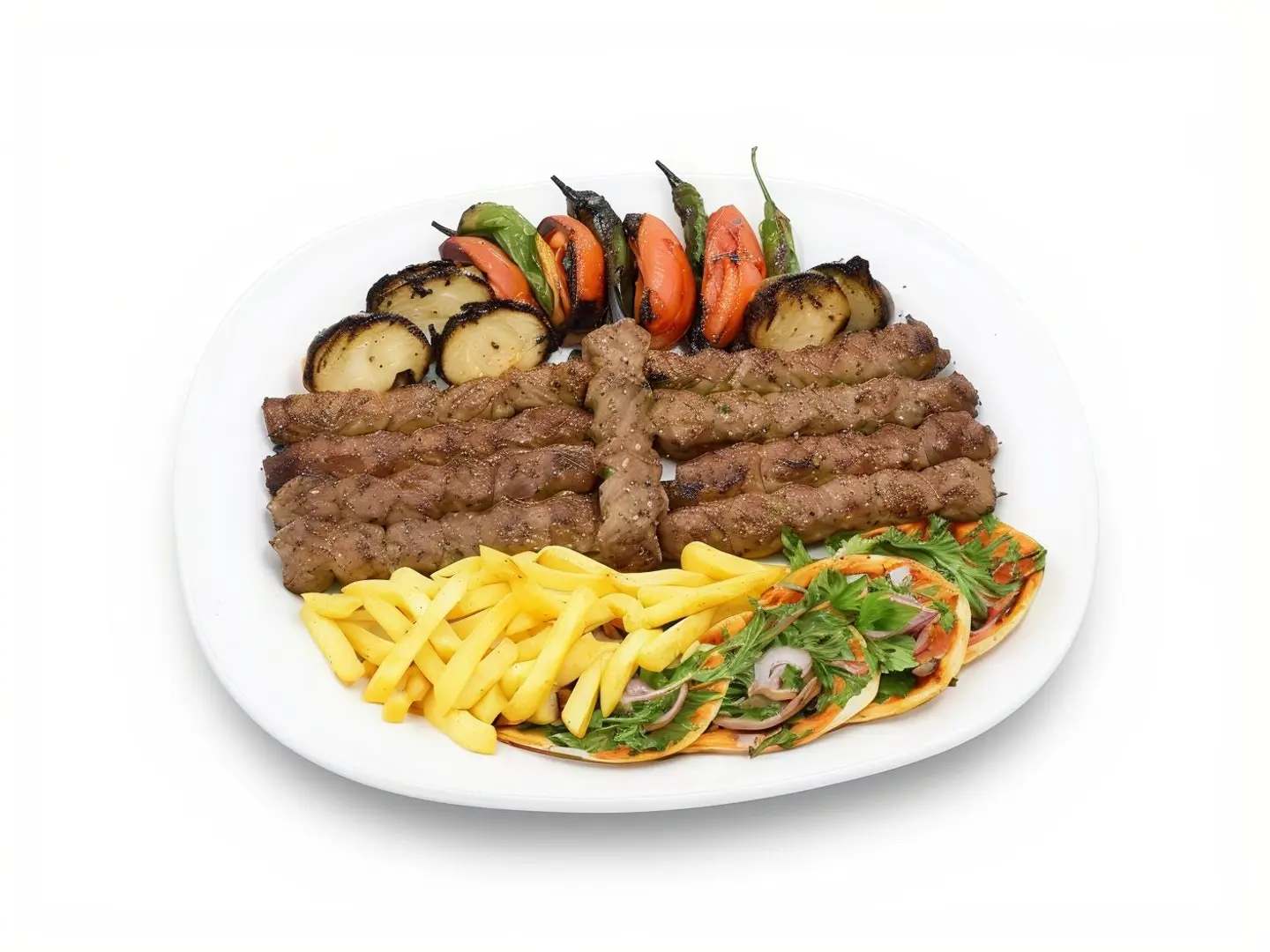 1 Kg Mixed Grilled Skewers 18 Skewers