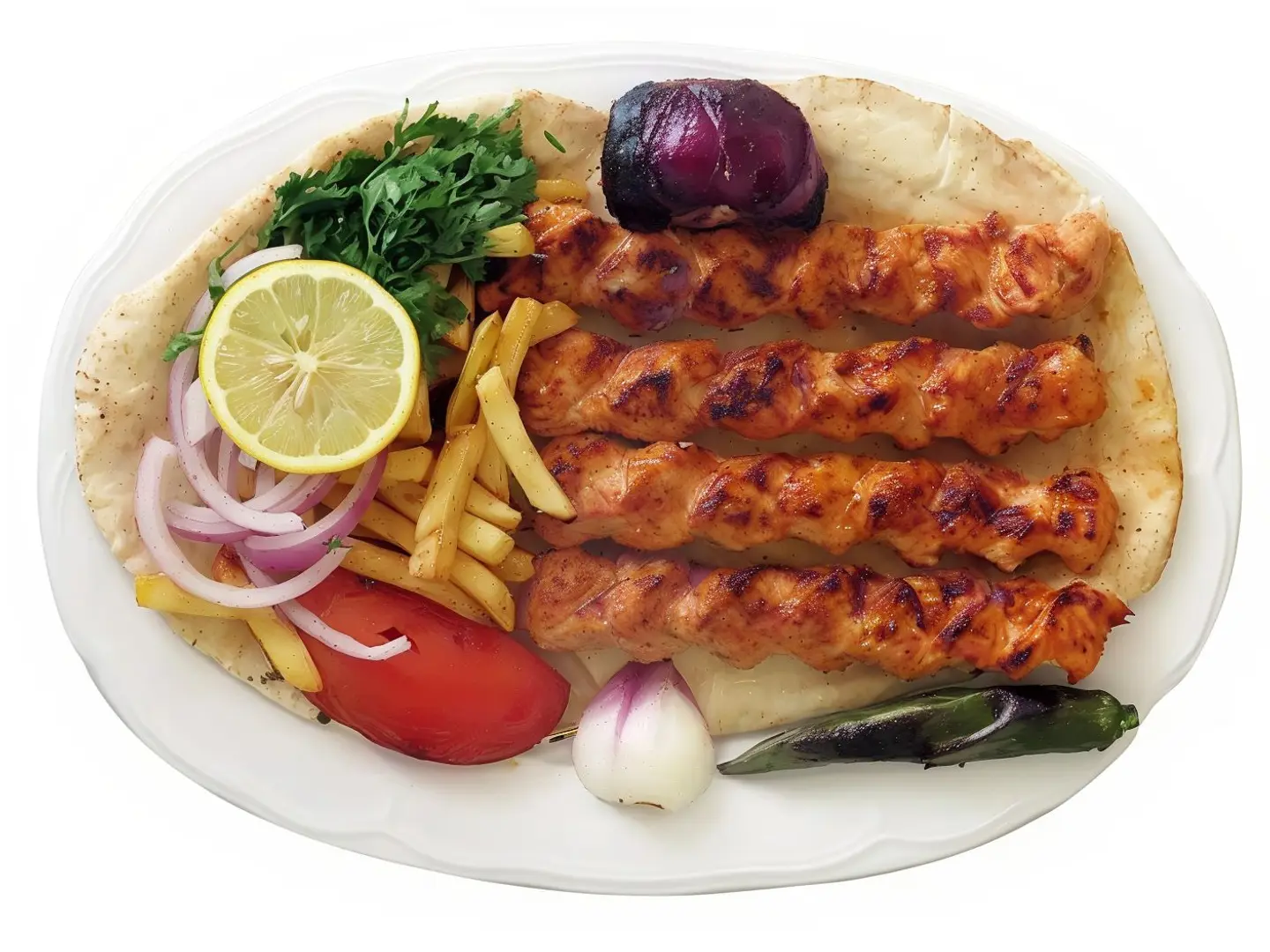 1 Kg Chicken Kebab Skewers 18 Skewers