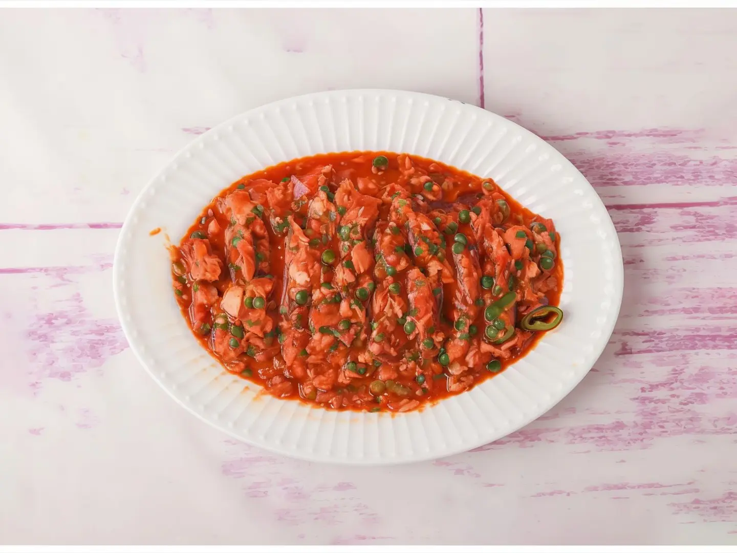 تونة بازلاء