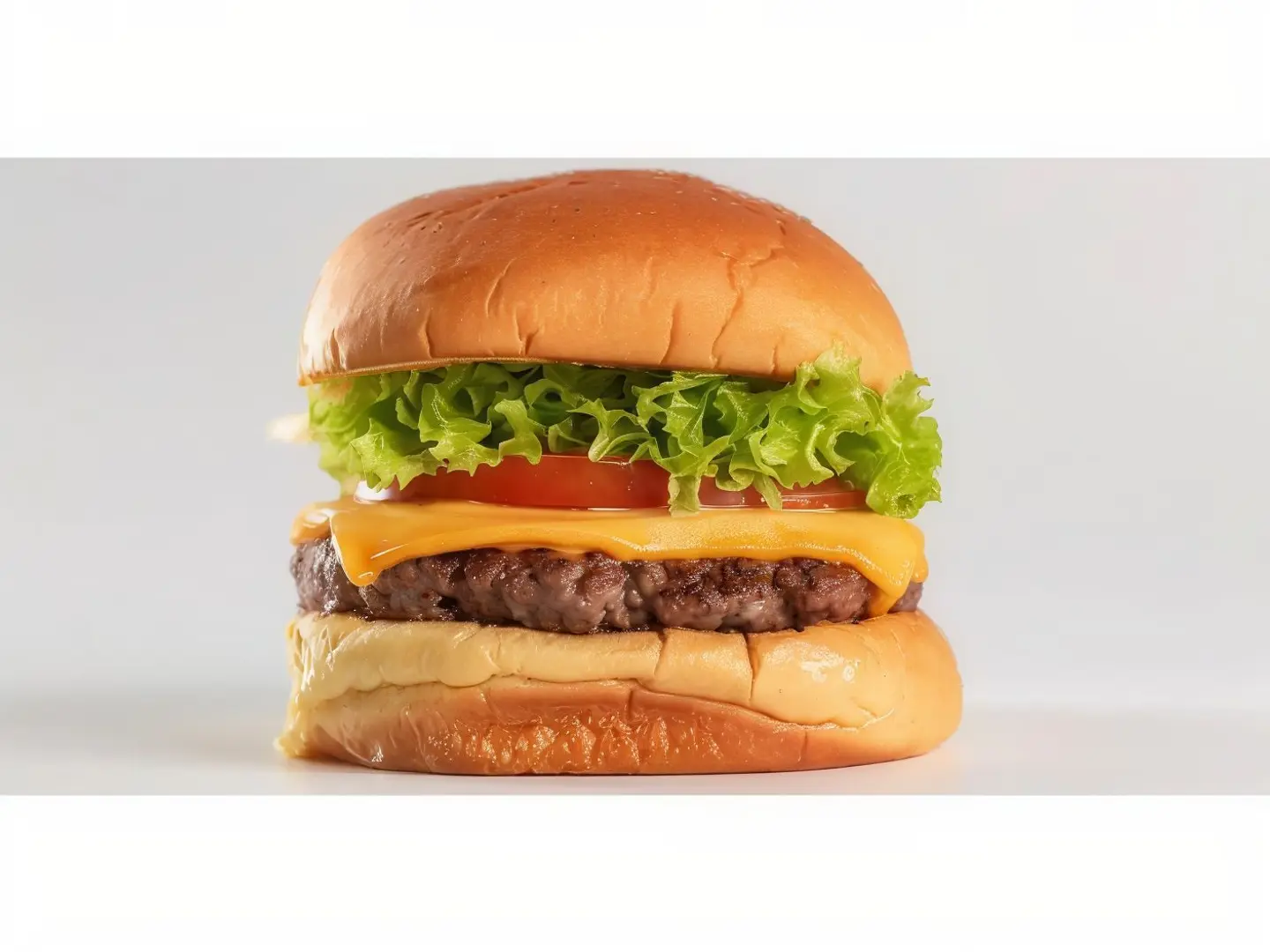 Grilled Beef Burger With Cheese