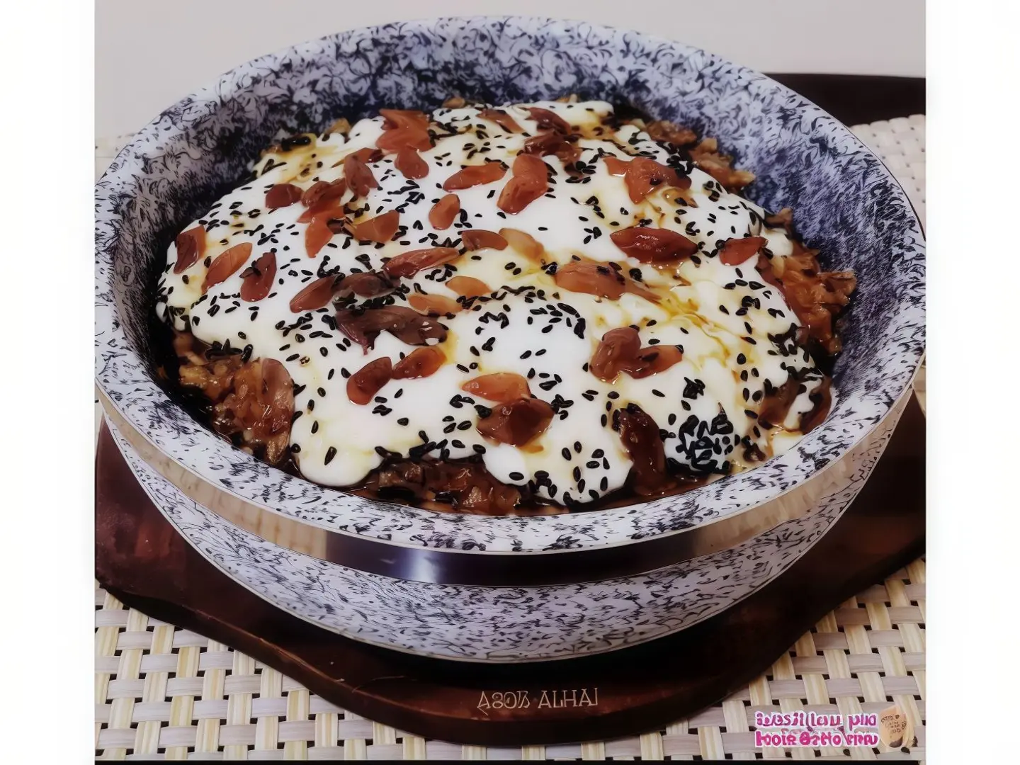 Fatta With Cream And Honey