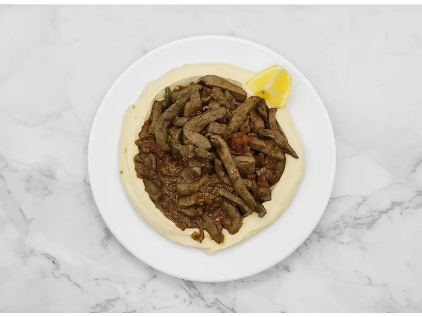 كبدة بالحمص