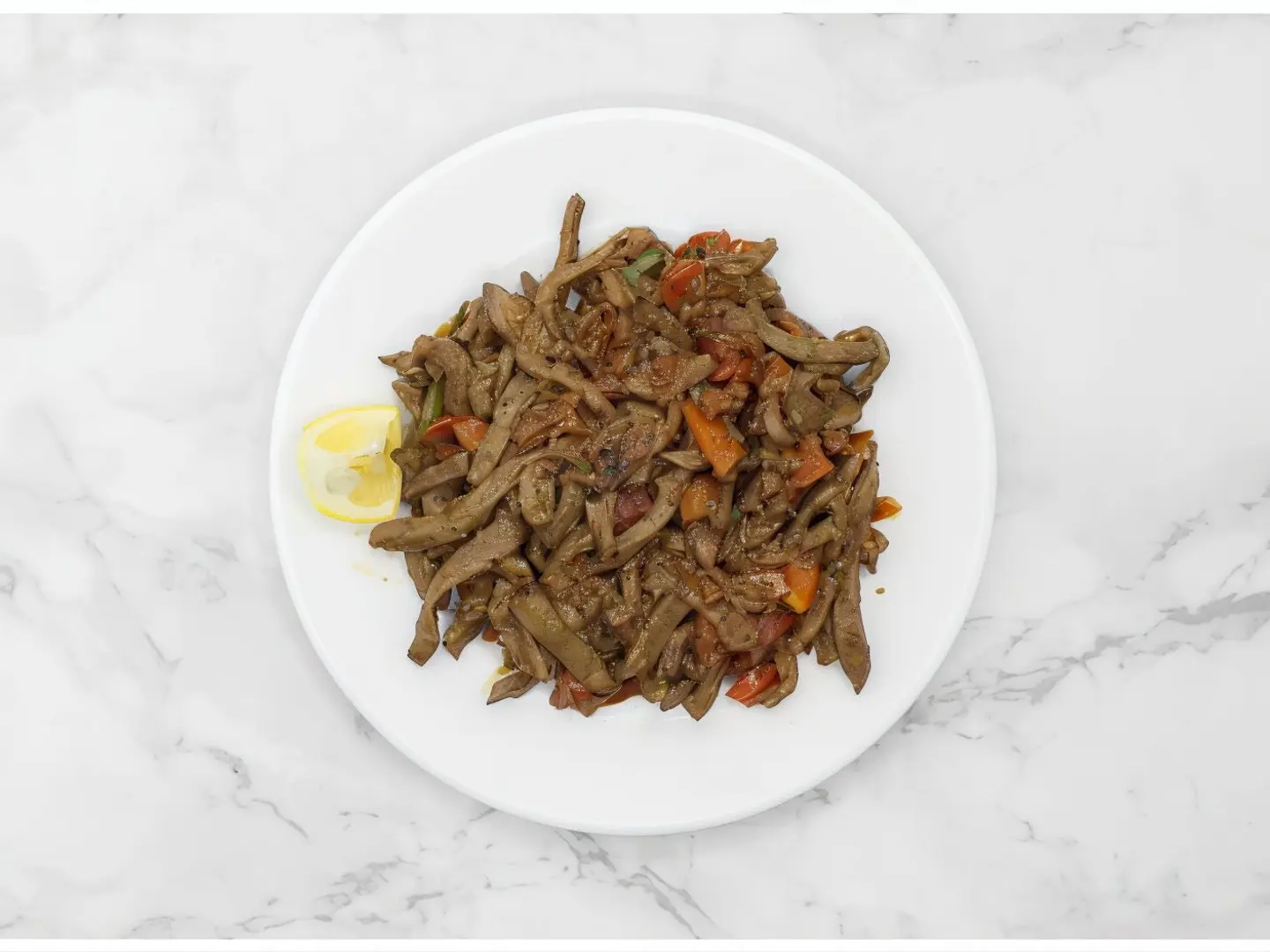 كبدة بالطماطم والبصل