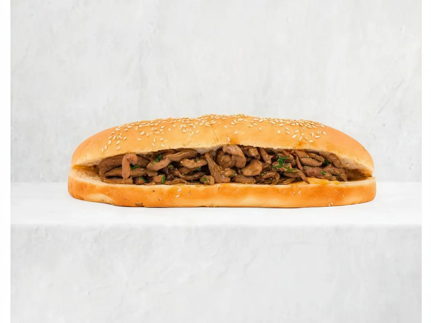 ساندوتش كبدة مدور