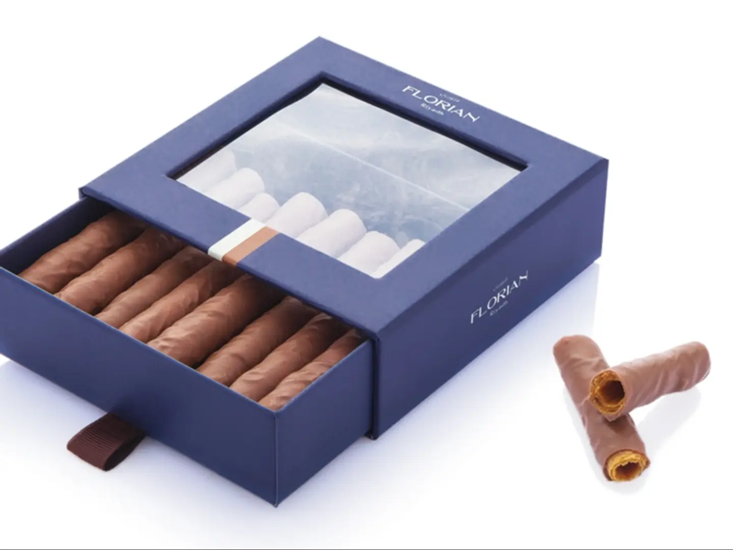 سيجار مغطى بالشوكلاتة